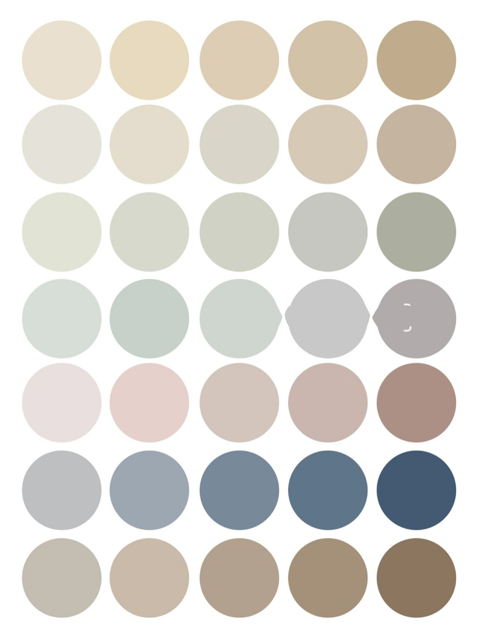 莫兰迪色卡分享      莫兰迪色,被称为世界上超温柔的颜色 起源于上