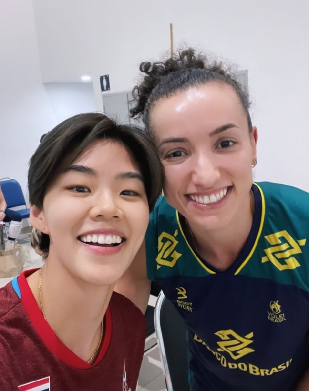 沙西丽真是社牛[三哈] #杨晨大神##羽毛球