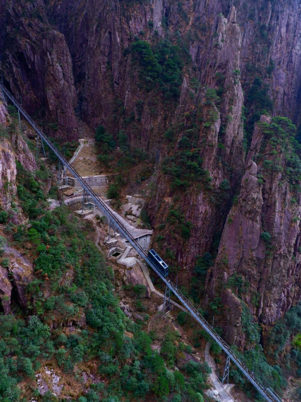 黄山西海大峡谷小火车图片