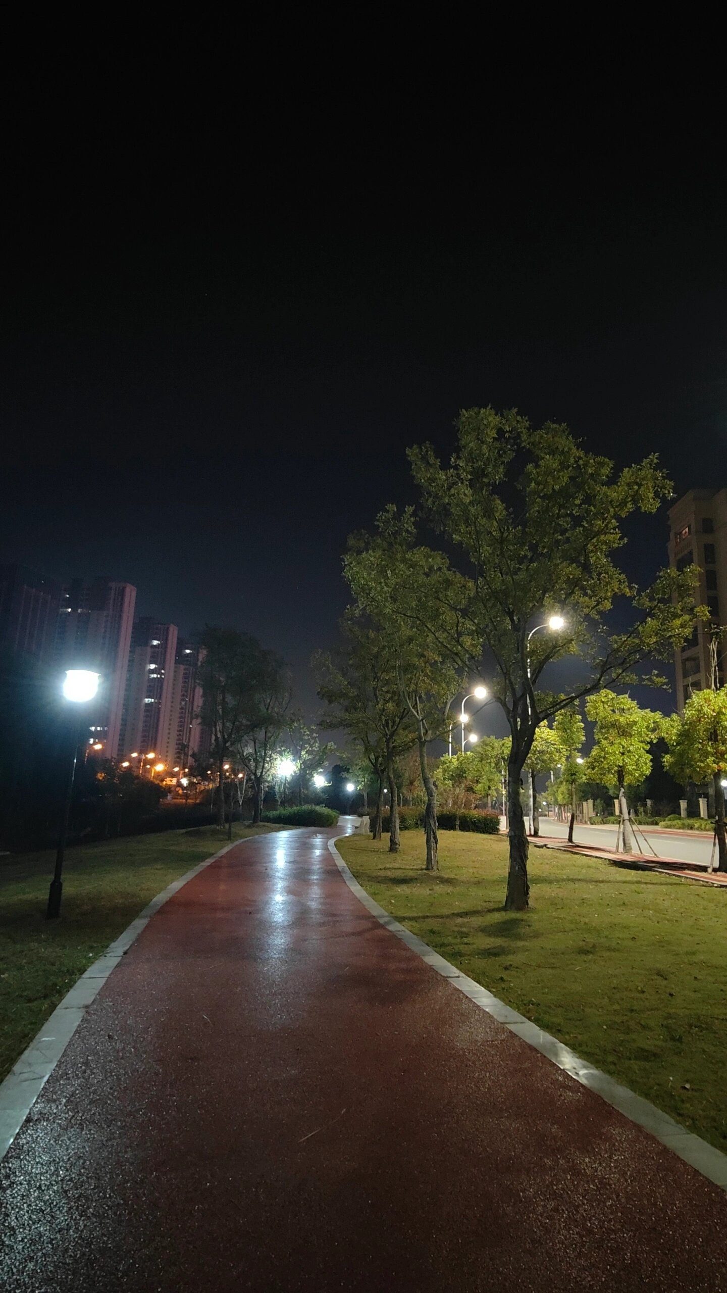 夜景路灯图片 寂寞图片