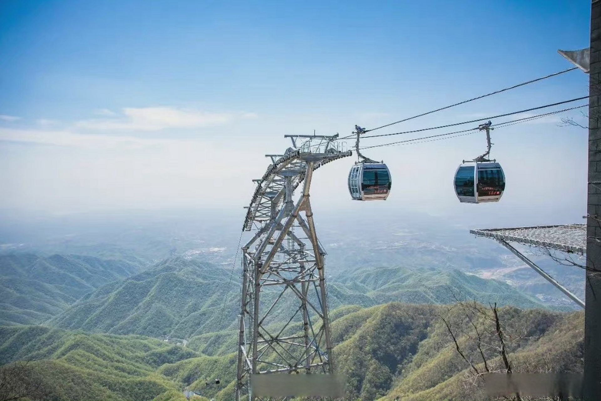 济源王屋山索道图片