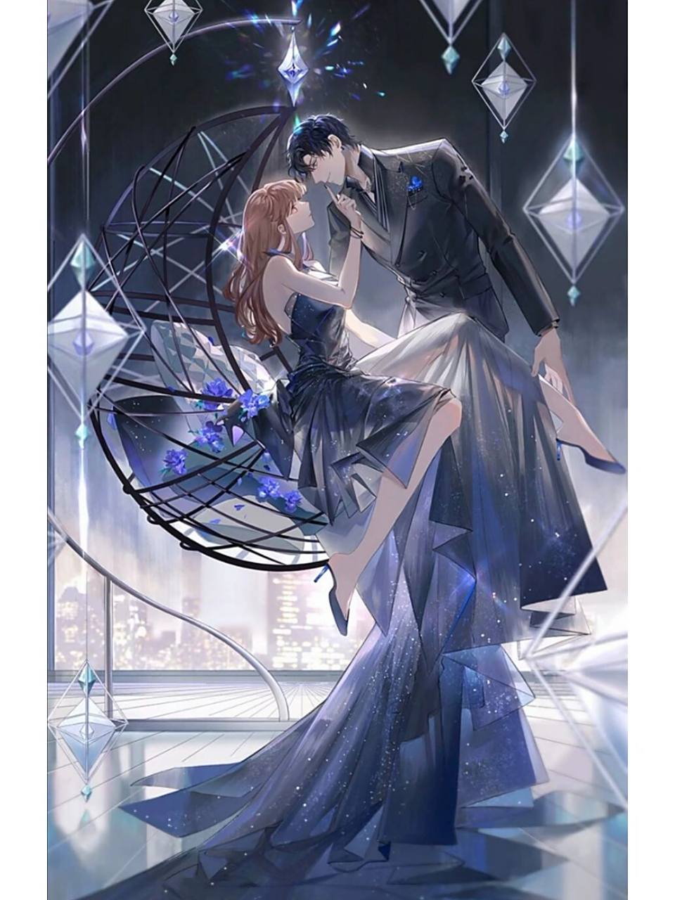 情侣图片,男女动漫,关系卡底图,动漫图片 唯美动漫情侣底图