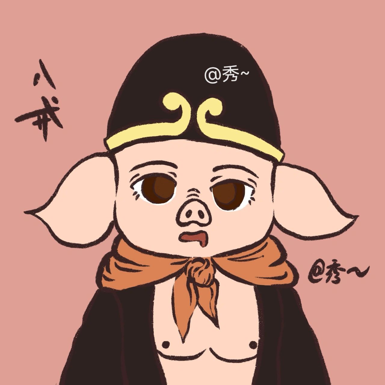 原创q版猪八戒人物头像