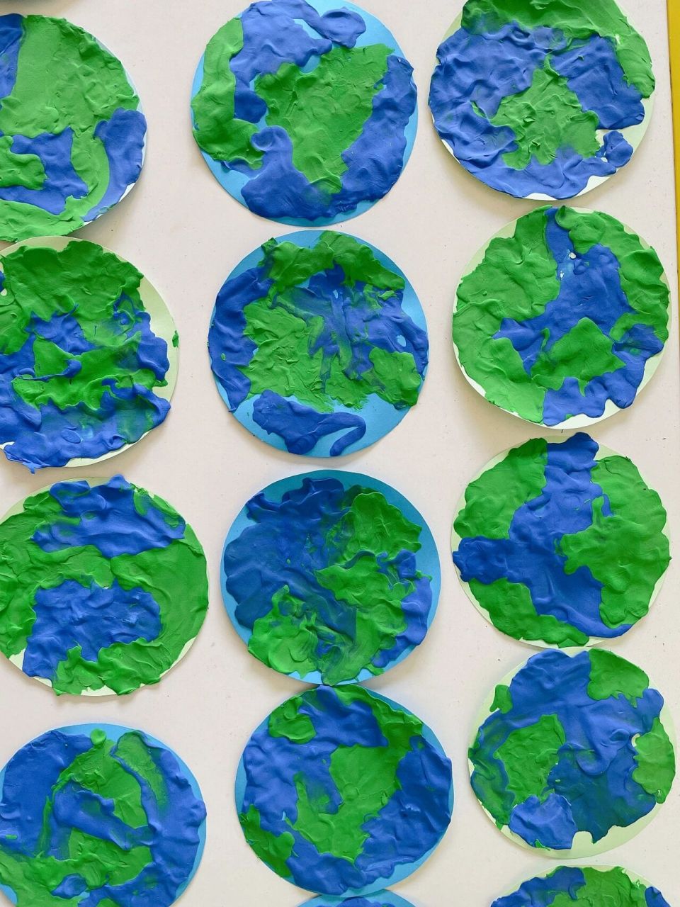 幼儿粘土手工 04.22世界地球日 #幼儿粘土手工 04.22世界地球日