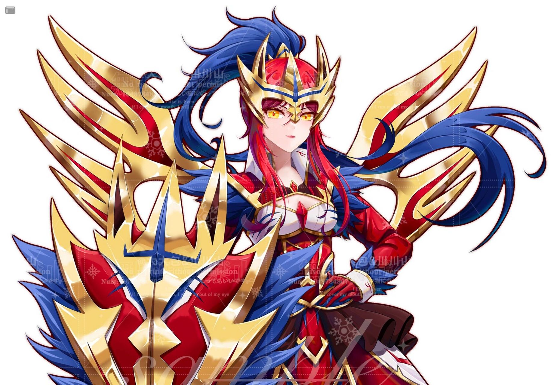 当神奇宝贝变成美女2|藏玛然特 画的是宝可梦剑盾的神兽藏玛然特拟人