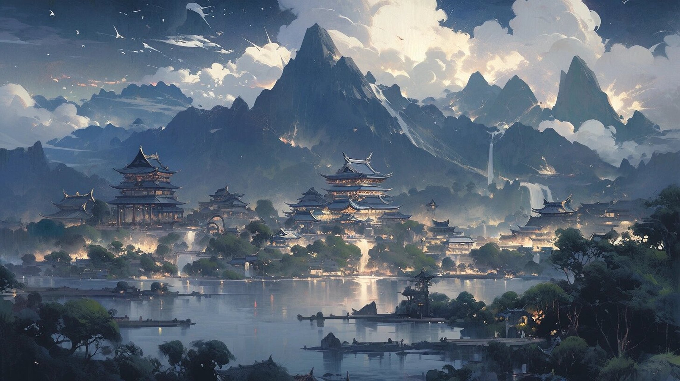 七律·东石古寨 一弯碧水绕鱼丘,岸陡峰高日影修.
