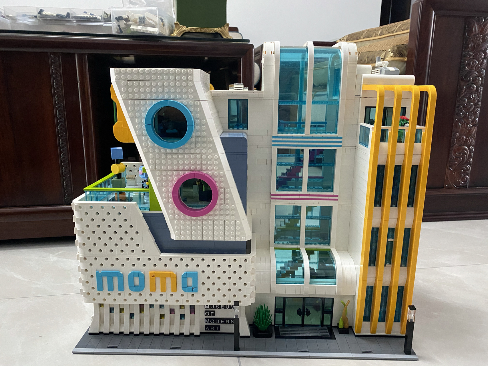 乐高 街景 moc 84巨作 moma博物馆 一篇放不下 分2次 不说了 只要欣赏