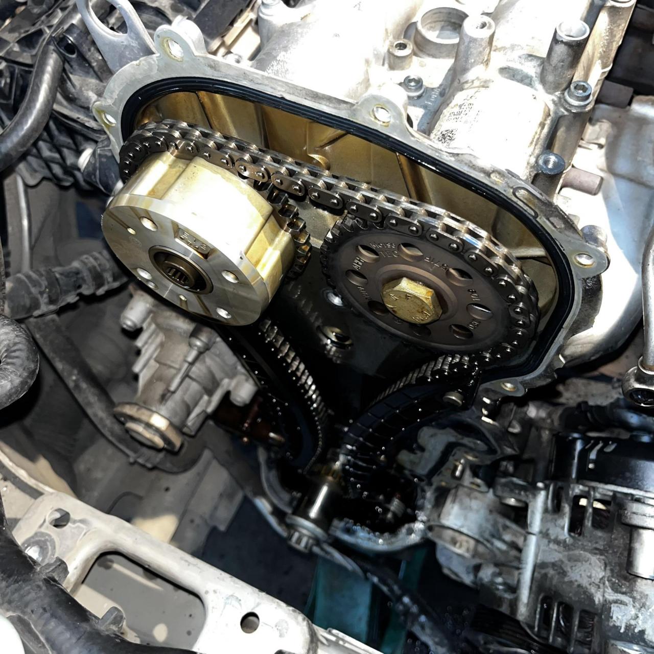 ea111发动机更换正时链条.12款速腾1.4t更换正时链条