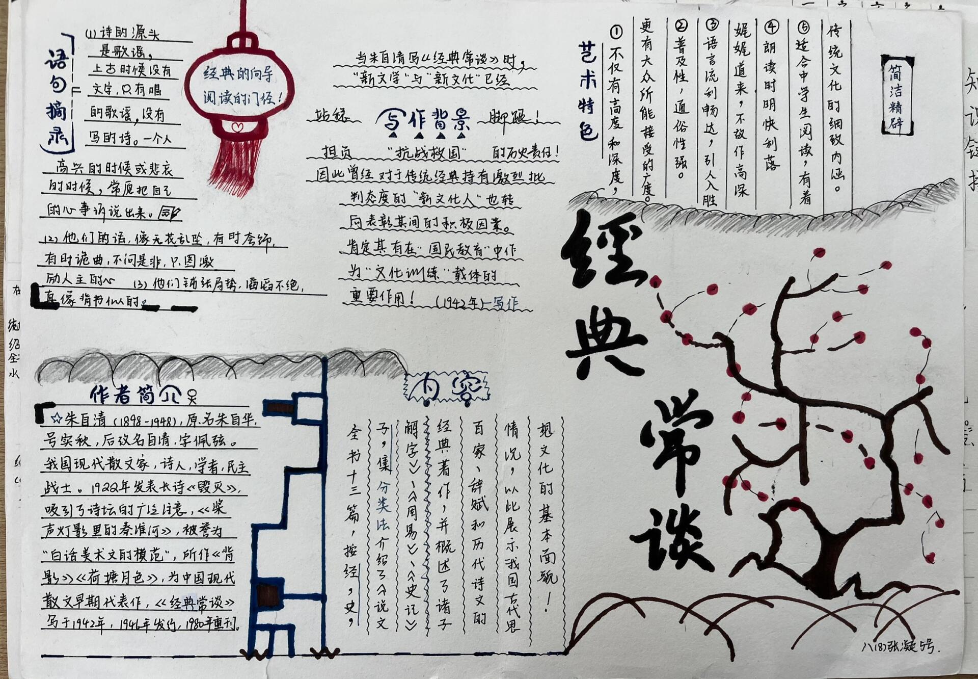 这些手抄报真是不错哦～ 《经典常谈》是朱自清在20世纪30年代末 400