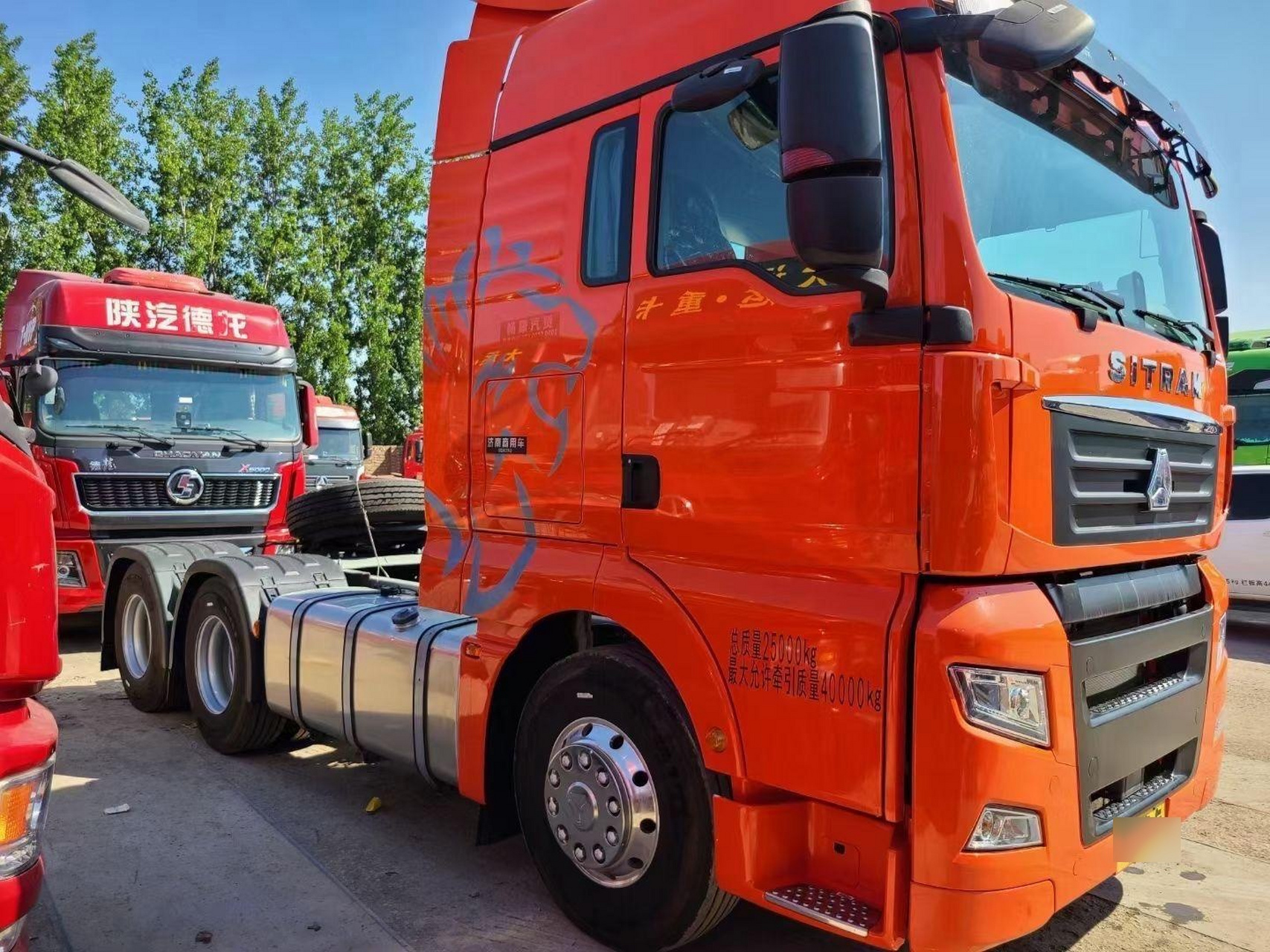 国五预挂牌车汕德卡 480马力  13升德国曼发动机重汽12速变速箱 速比