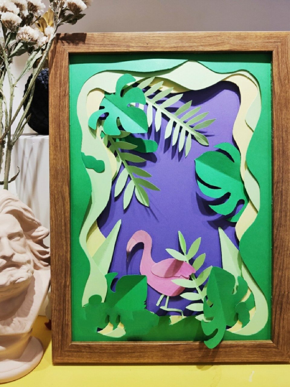 手工剪纸‖彩色卡纸制作立体剪纸画 有课件 9295藏在彩色卡纸里的