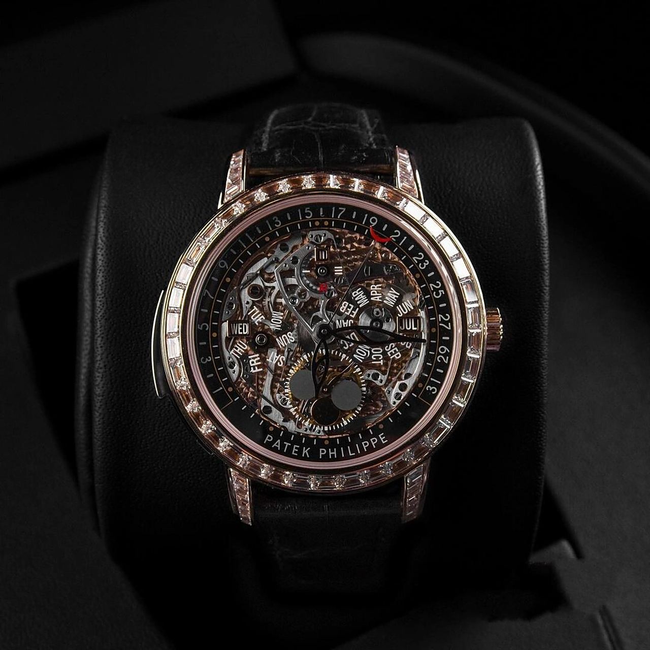 千万级别的百达翡丽 百达翡丽5304r三问!镂空!万年历!