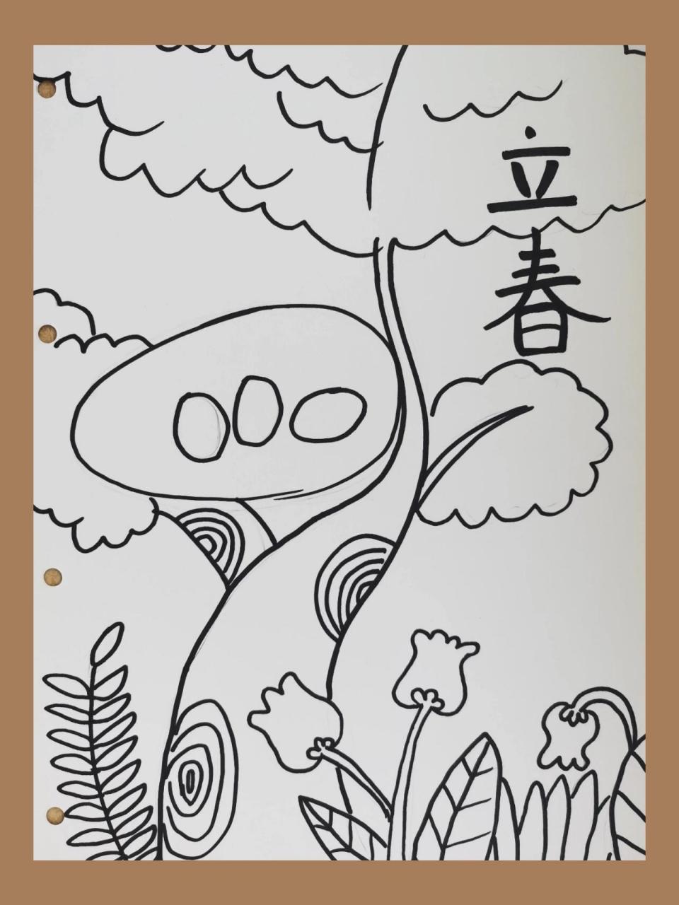 二十四节气简笔画(一) 二十四节气简笔画(一)