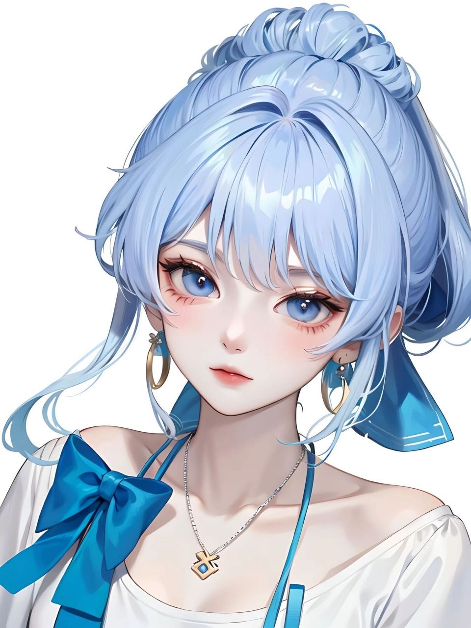 极致的克莱因蓝少女 好爱蓝色,纯净而空灵,深邃而自由    #克莱因蓝