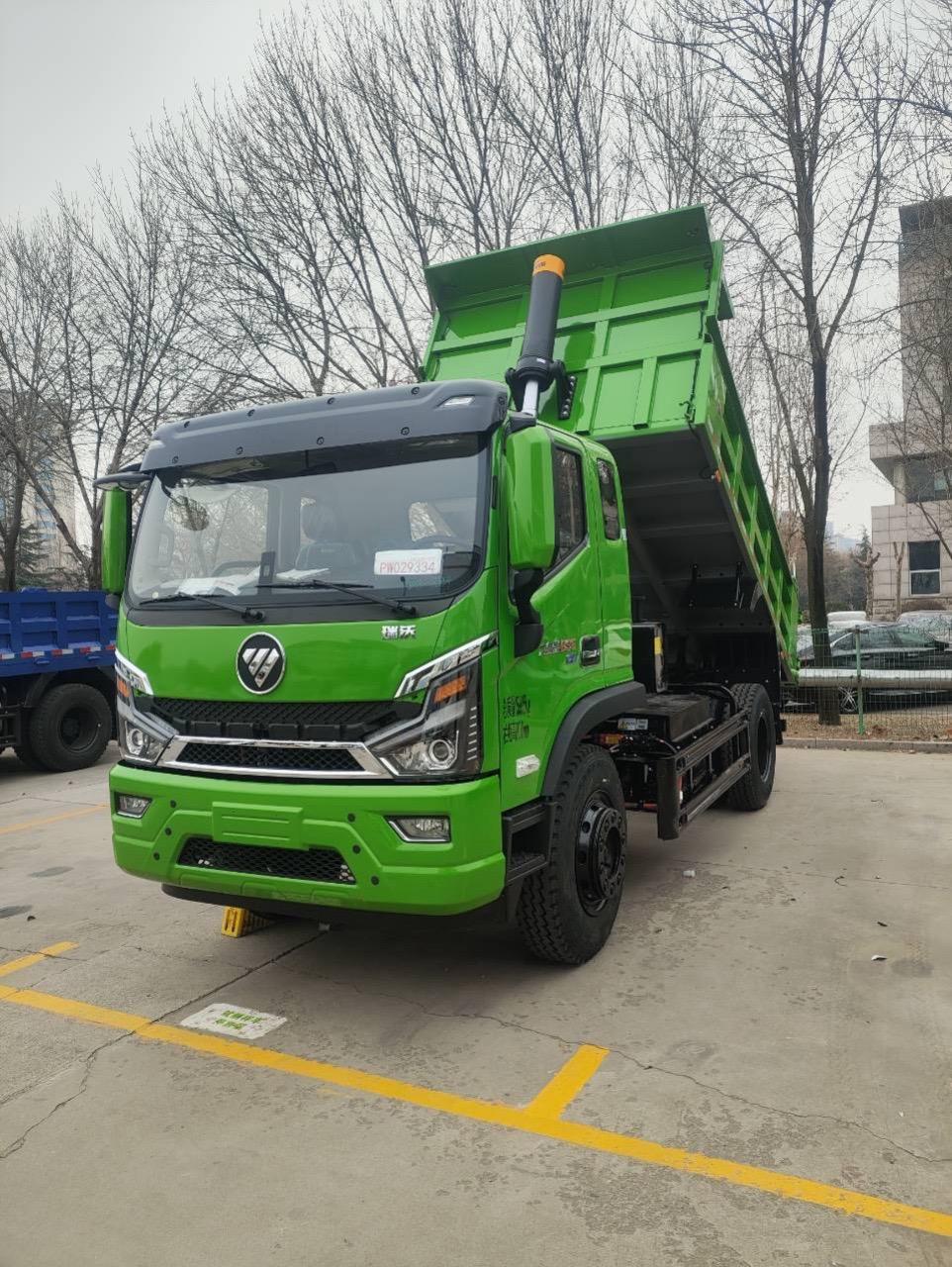 福田新能源自卸车:大金刚es5-140kwh高性价比产品载重12t,综合续航180