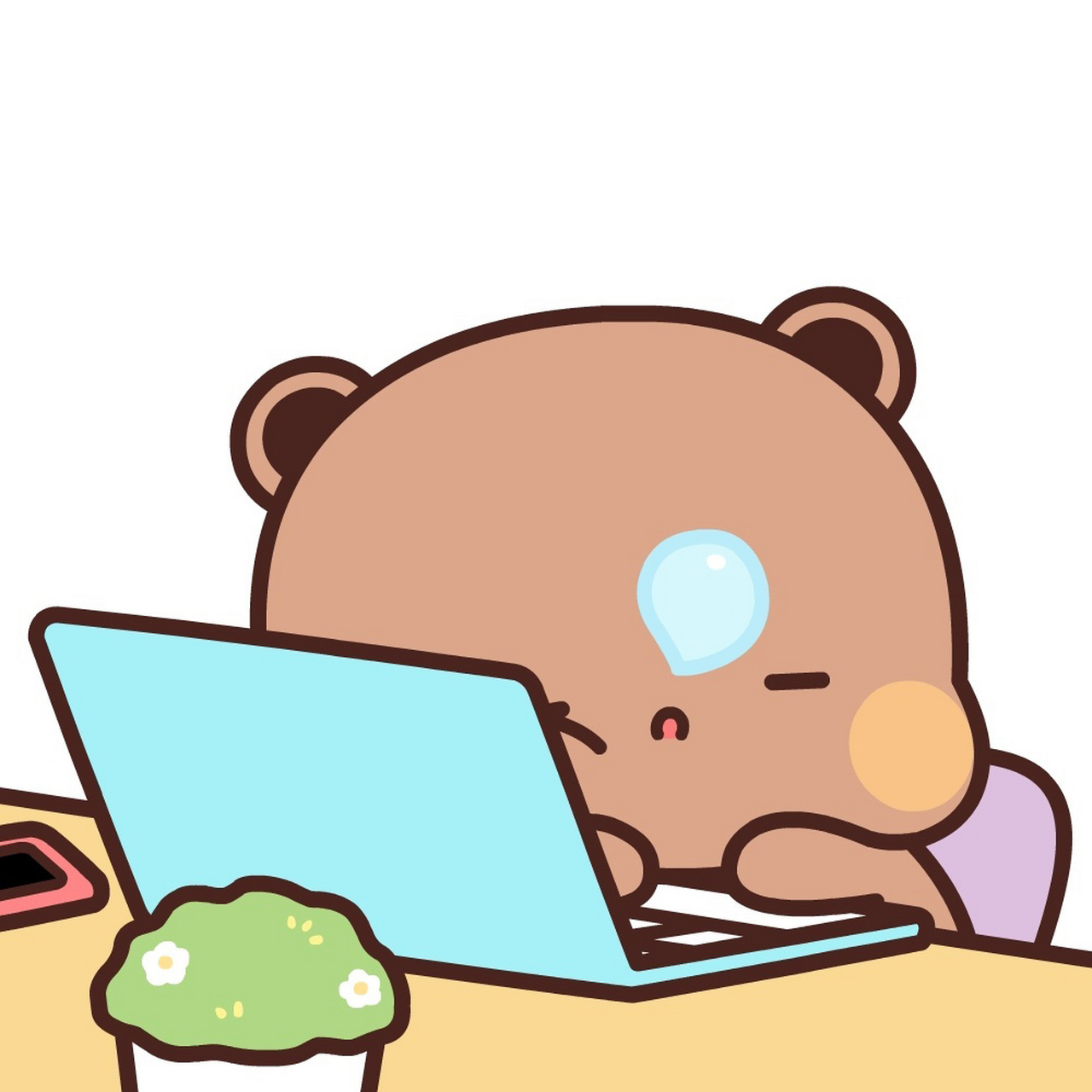 布布也困啦 可爱头像第(12)期.布布篇