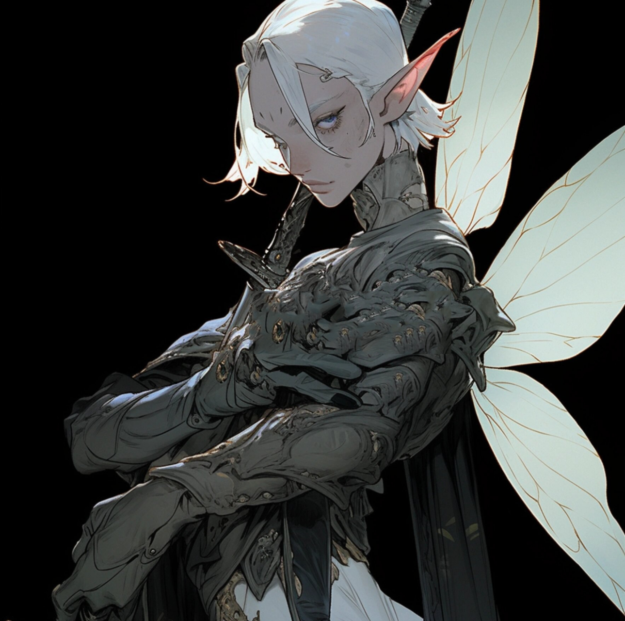 虫族设定|军雌永远在我的心巴上 一组帅气的军雌老婆～ #画画的日常