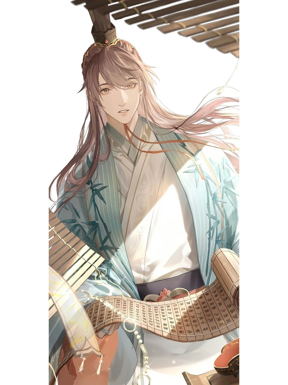 免抠流麻素材 免费流麻高清抠图素材|《代号鸢》袁基 抠图所用原图是