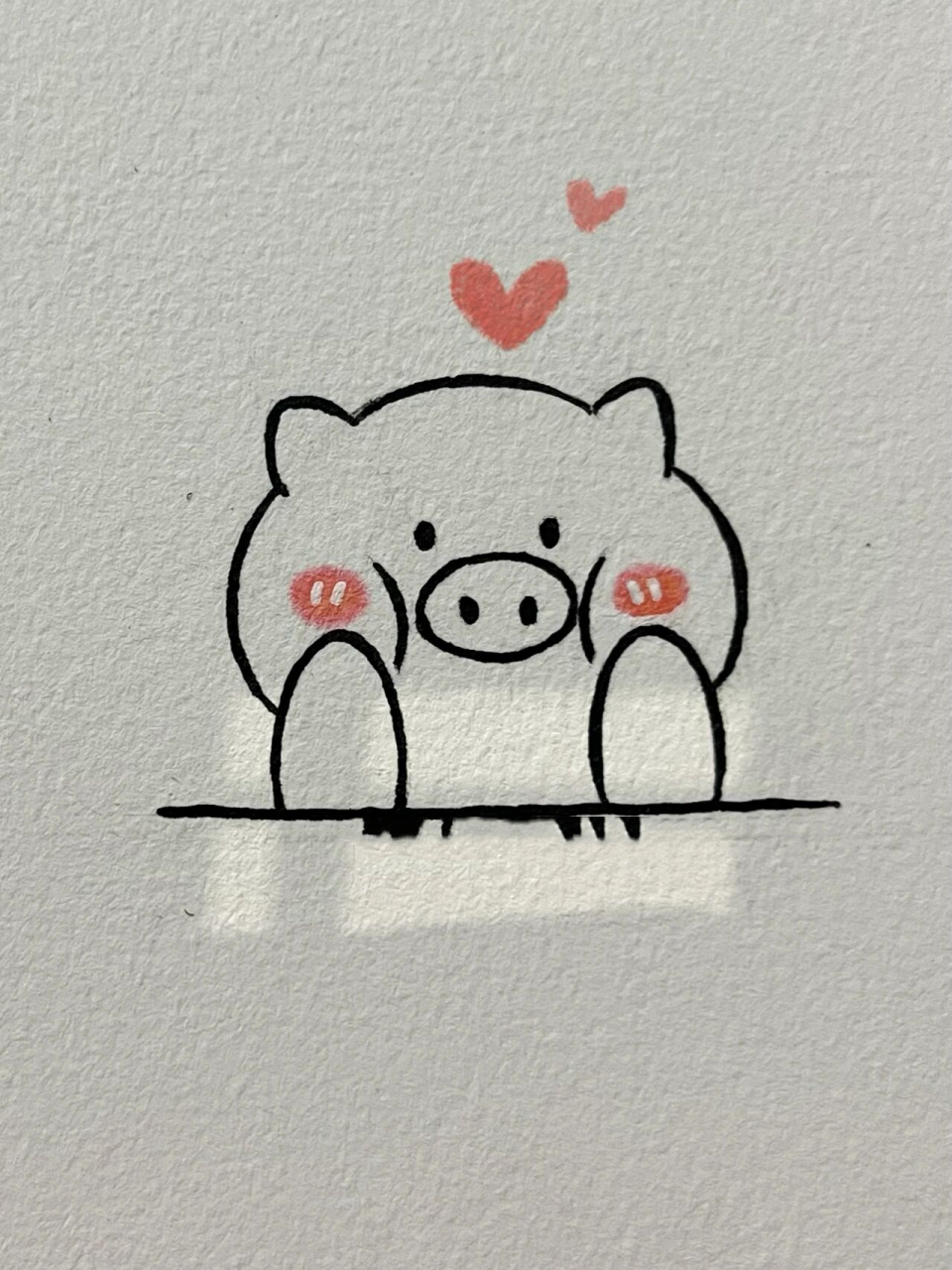 每日简笔画教程61|超可爱的小猪99简笔画 临摹:来源于网络 超93