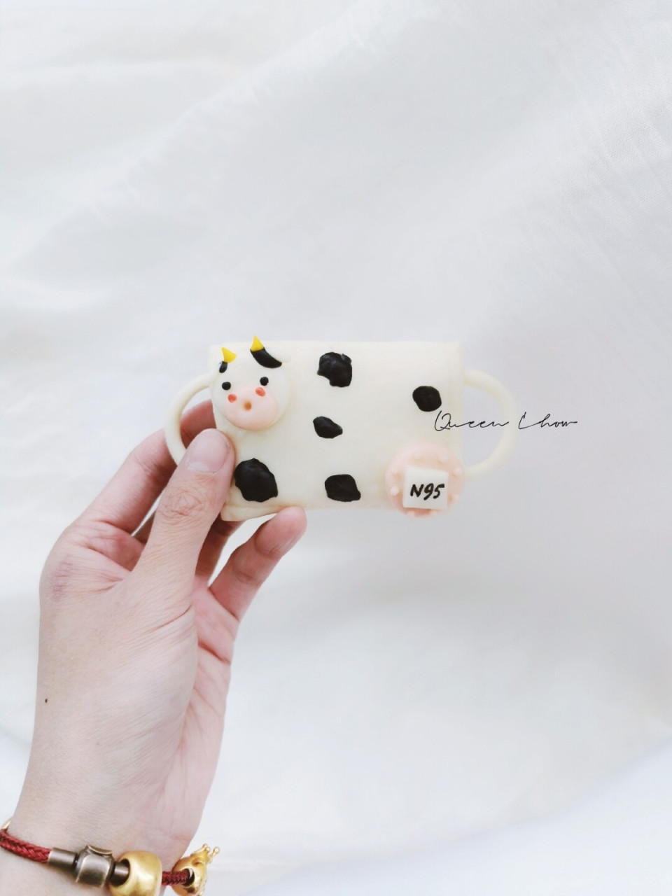 卡通馒头 牛牛口罩 这个口罩无敌牛,愿2021我们甩掉口罩!