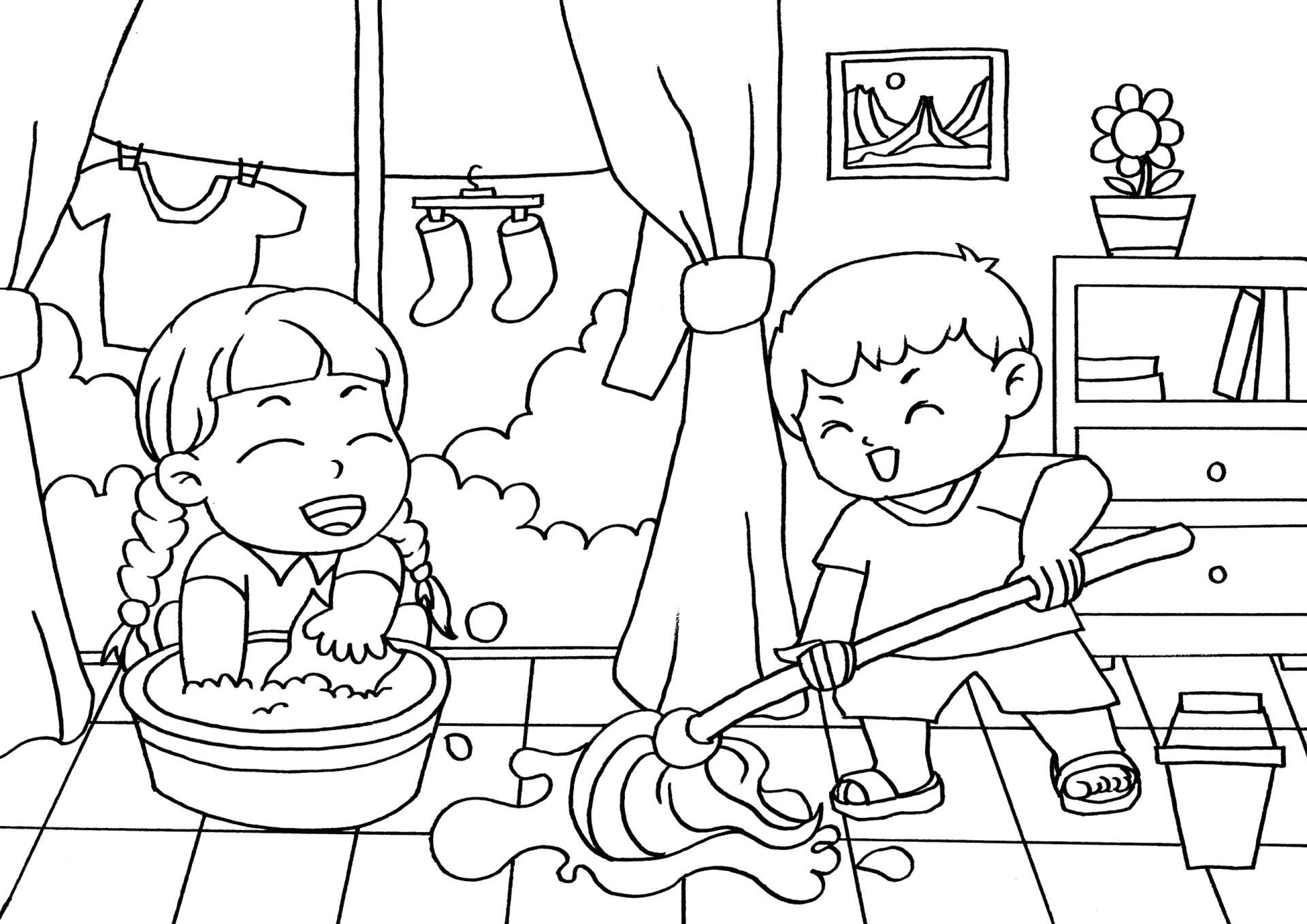 劳动手抄报96我劳动,我快乐