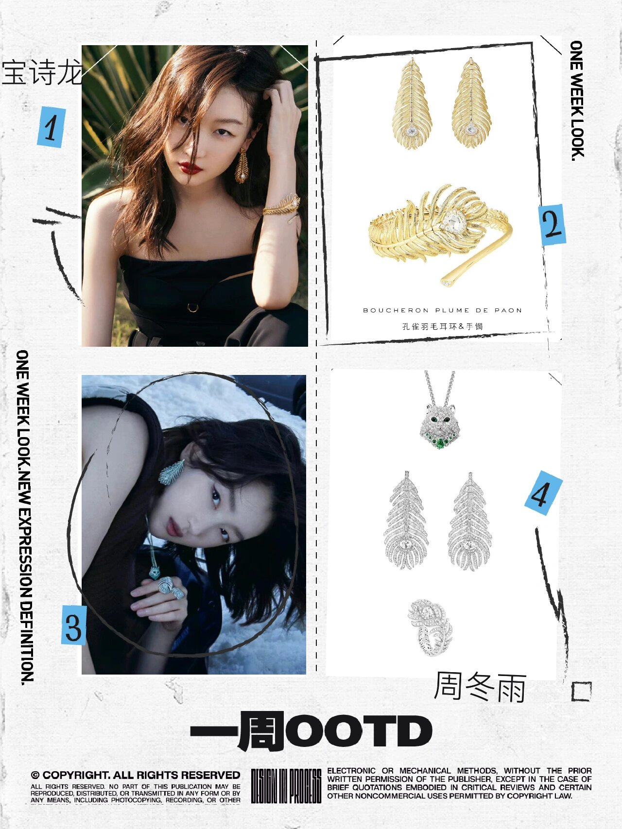 周冬雨代言宝诗龙羽毛系列