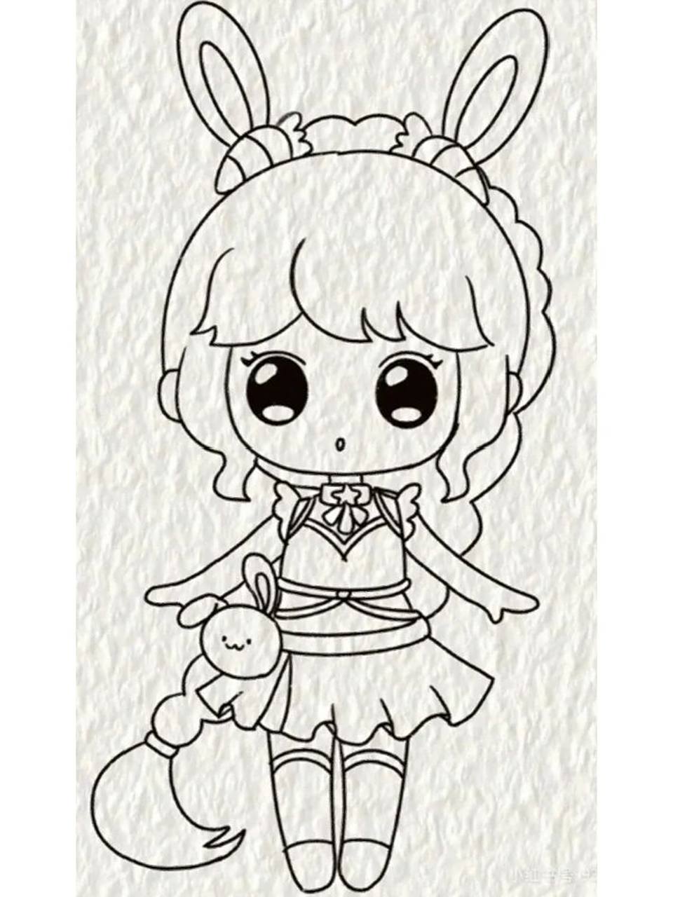 简笔画小舞(谁都画得出来)