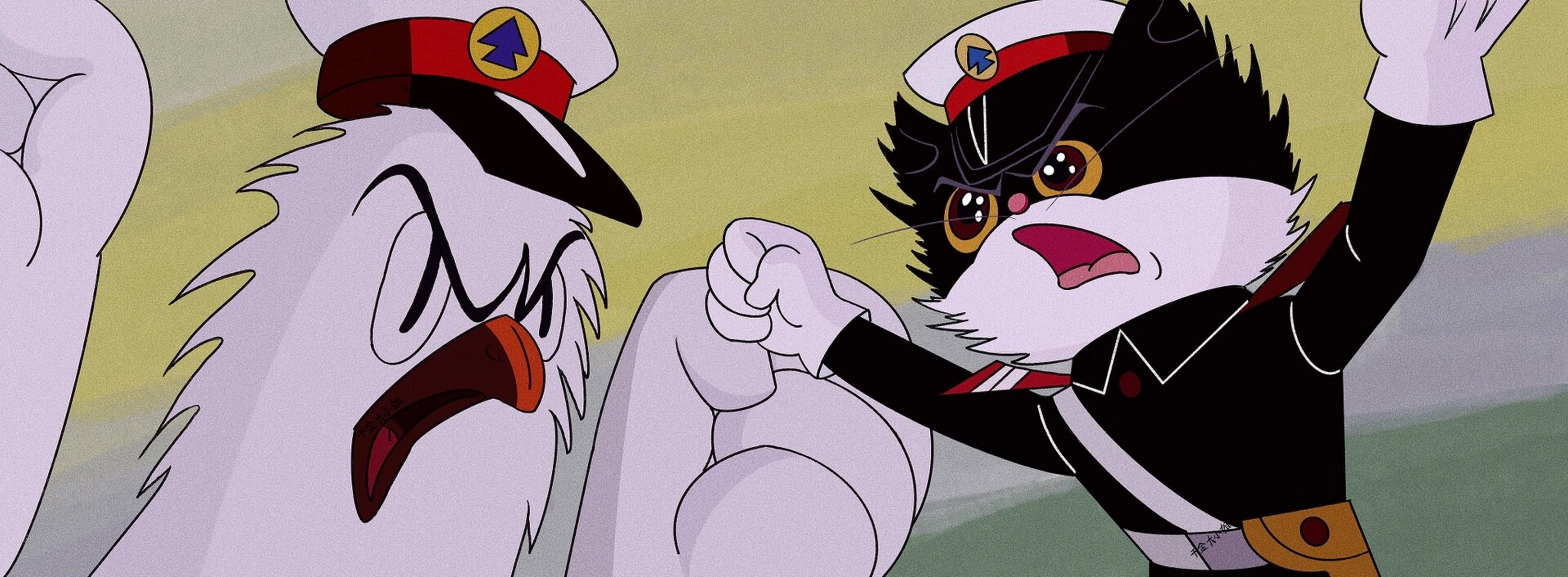 耳朵竖得像天线  听着一切可疑的声音 啊哈啊哈哈啊 黑猫警长 啊哈啊