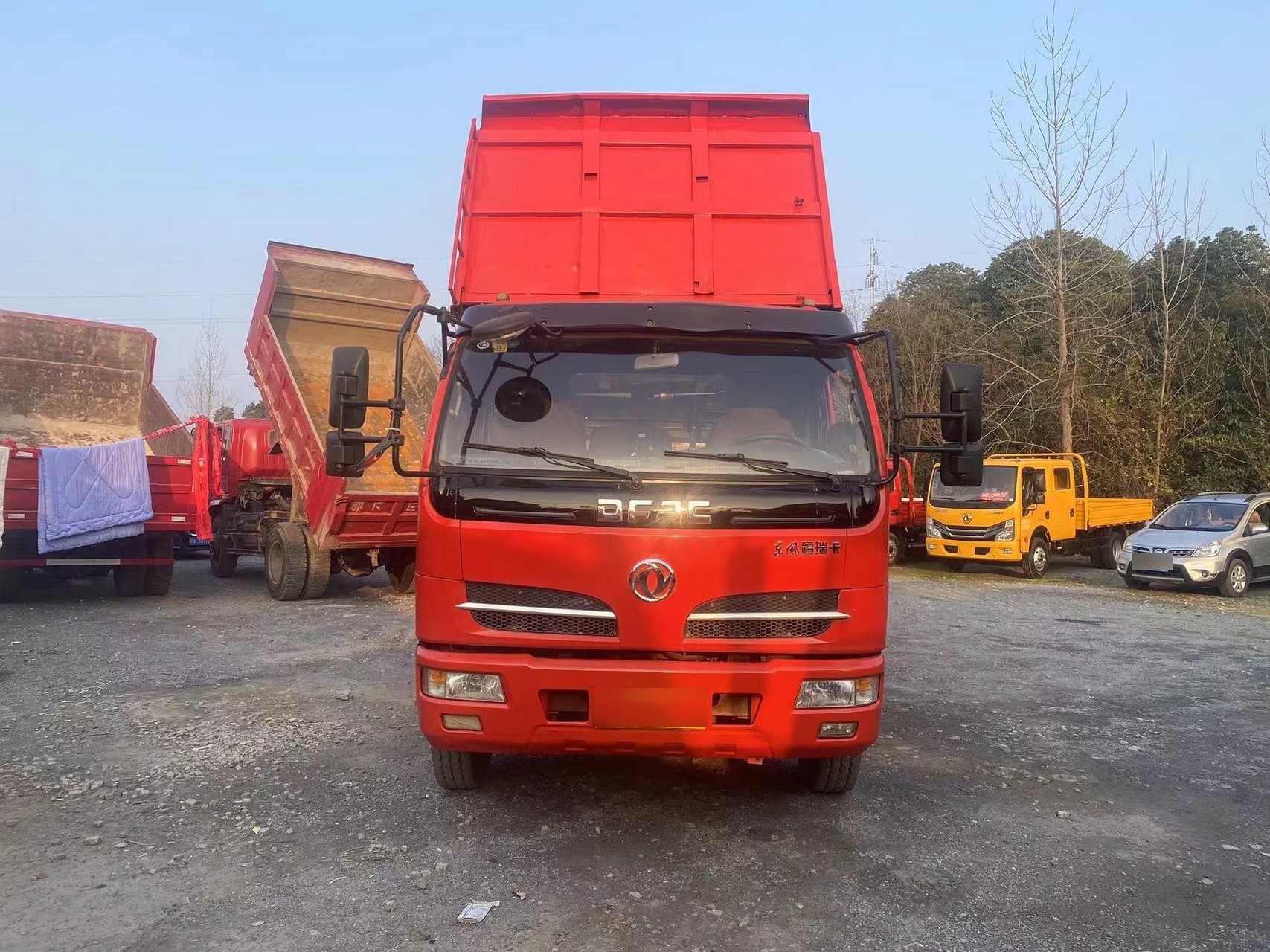 国五4.2米自卸车.东风福瑞卡国五170动力,8档145后桥,4.2*2.