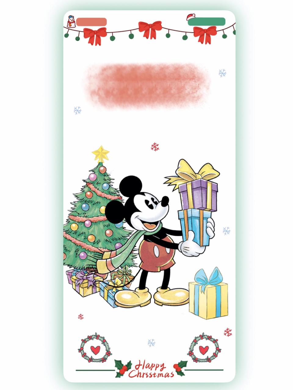 17|迪士尼micky米老鼠壁纸61圣诞系 90适用:iphone14.