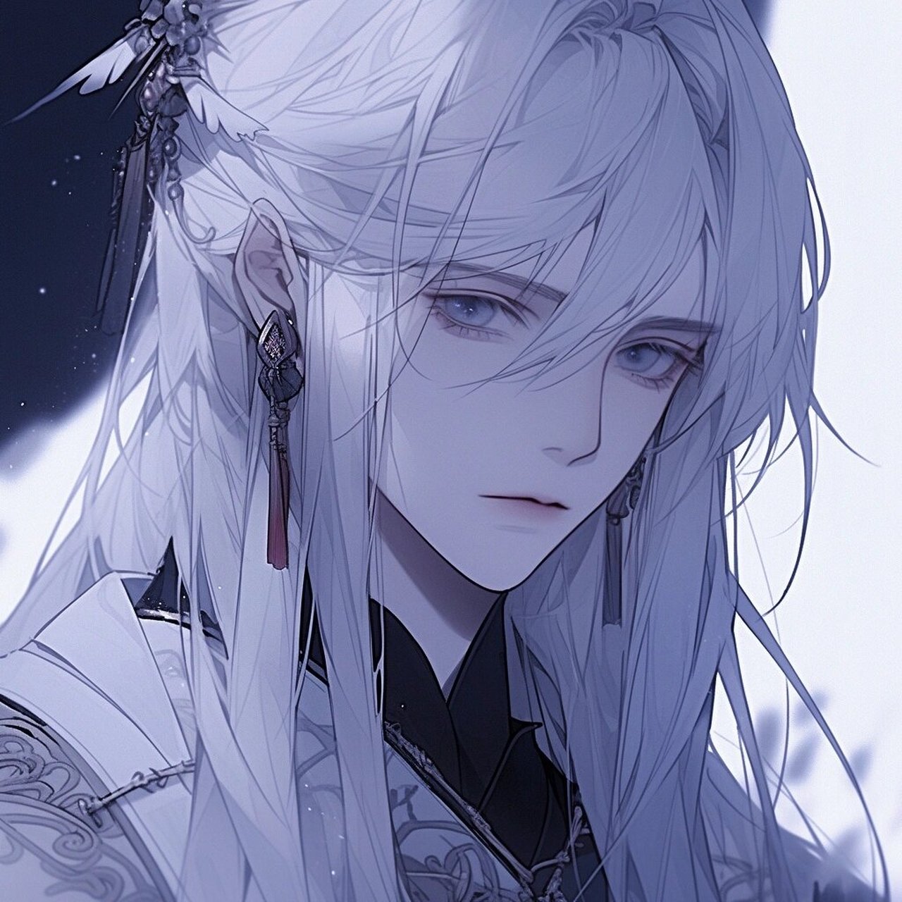 喜欢的画风|古风头像|动漫头像|男生头像 #光才是一切氛围感的源头