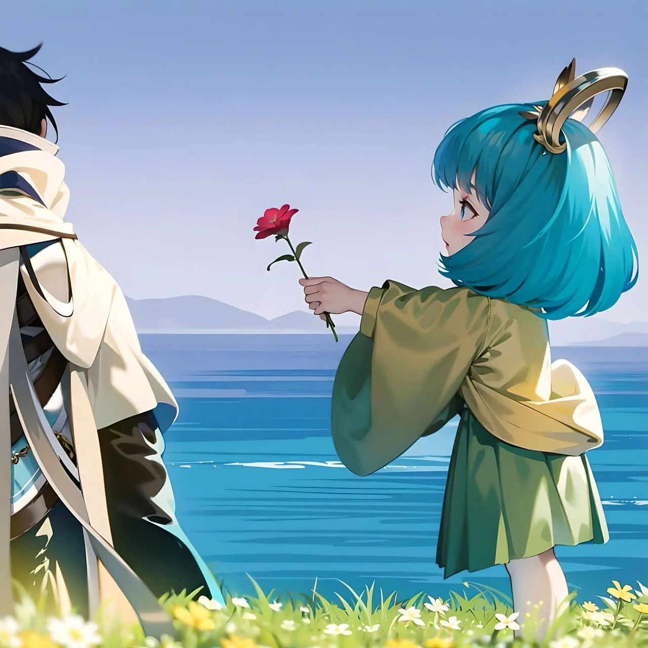 王者情侣头像,澜/蔡文姬