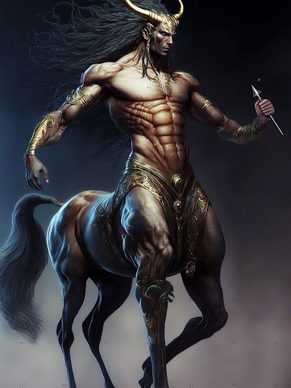 神秘的人马兽   人马兽,天帝的园林管家