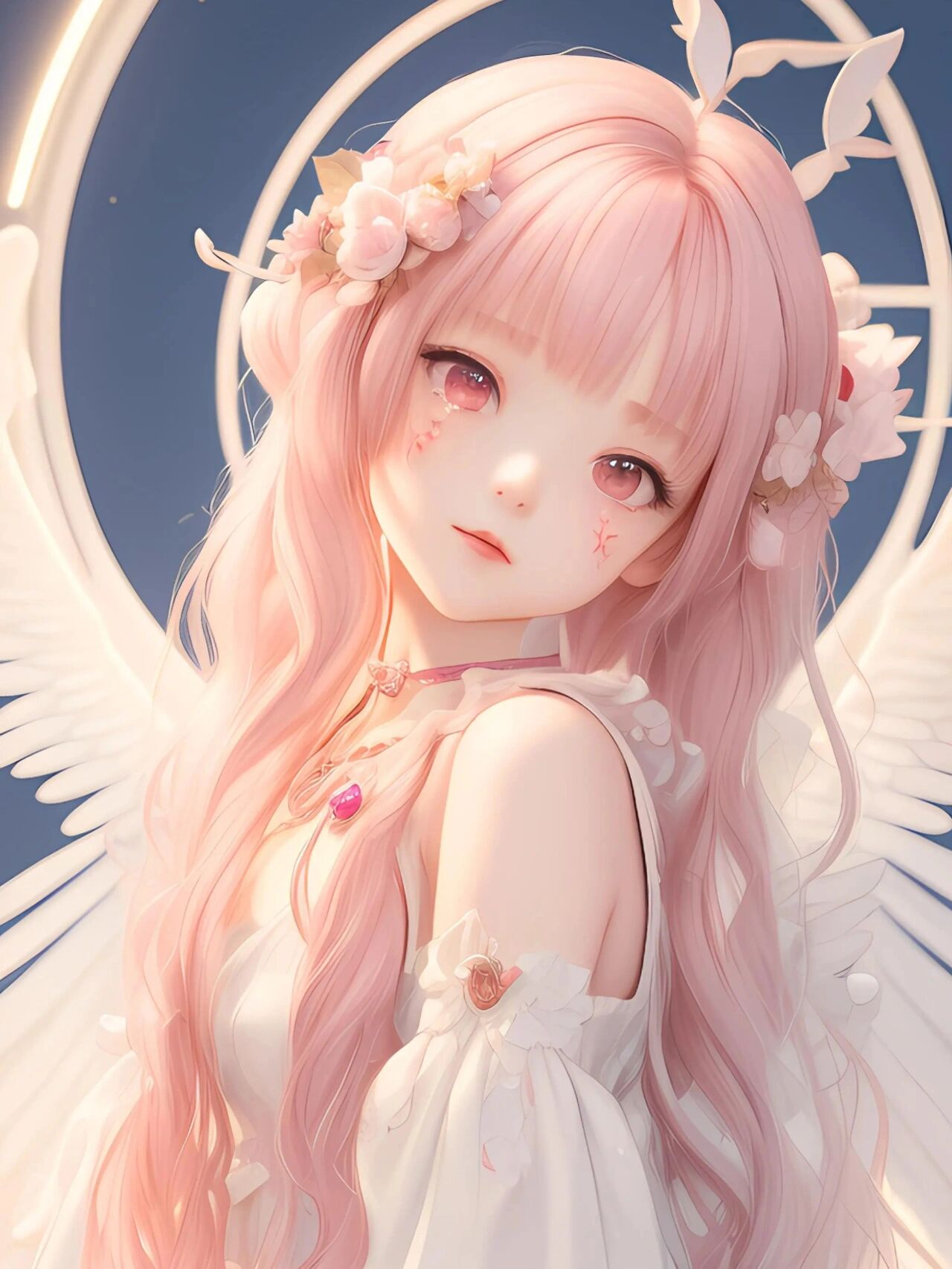 2.5d粉色天使萌宝宝