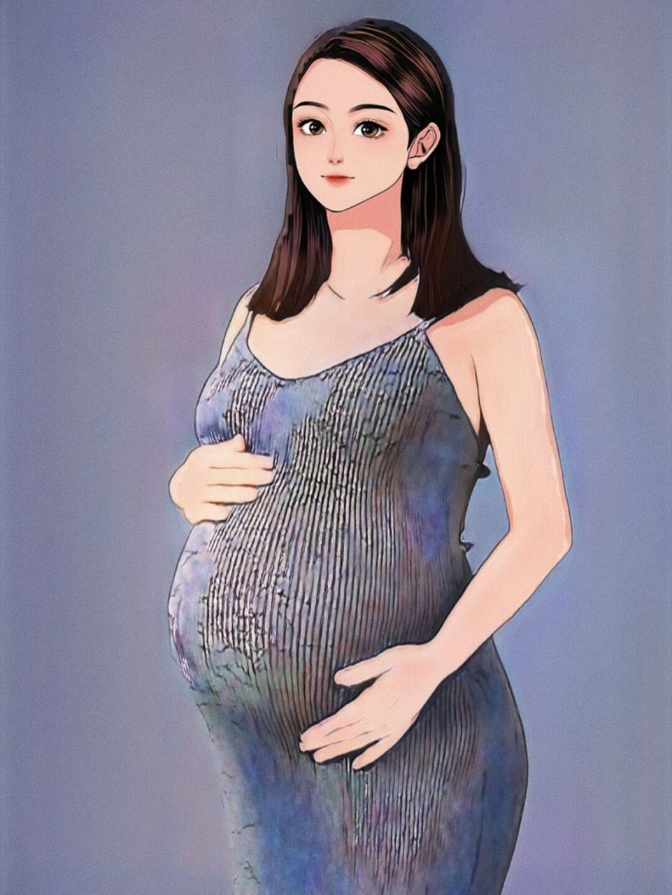 孕妇动漫图片唯美图片