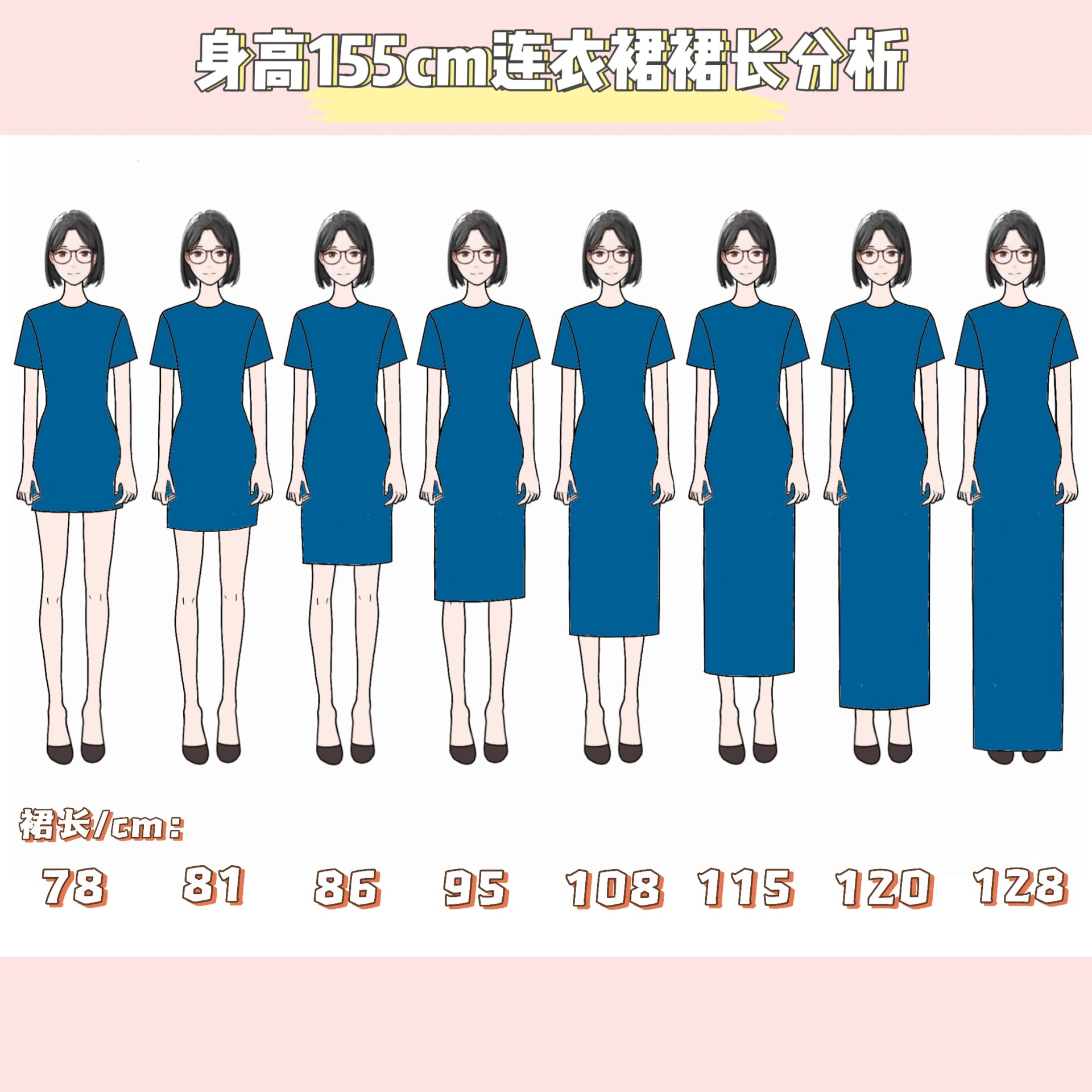 干货分享:不同长度连衣裙怎么选?