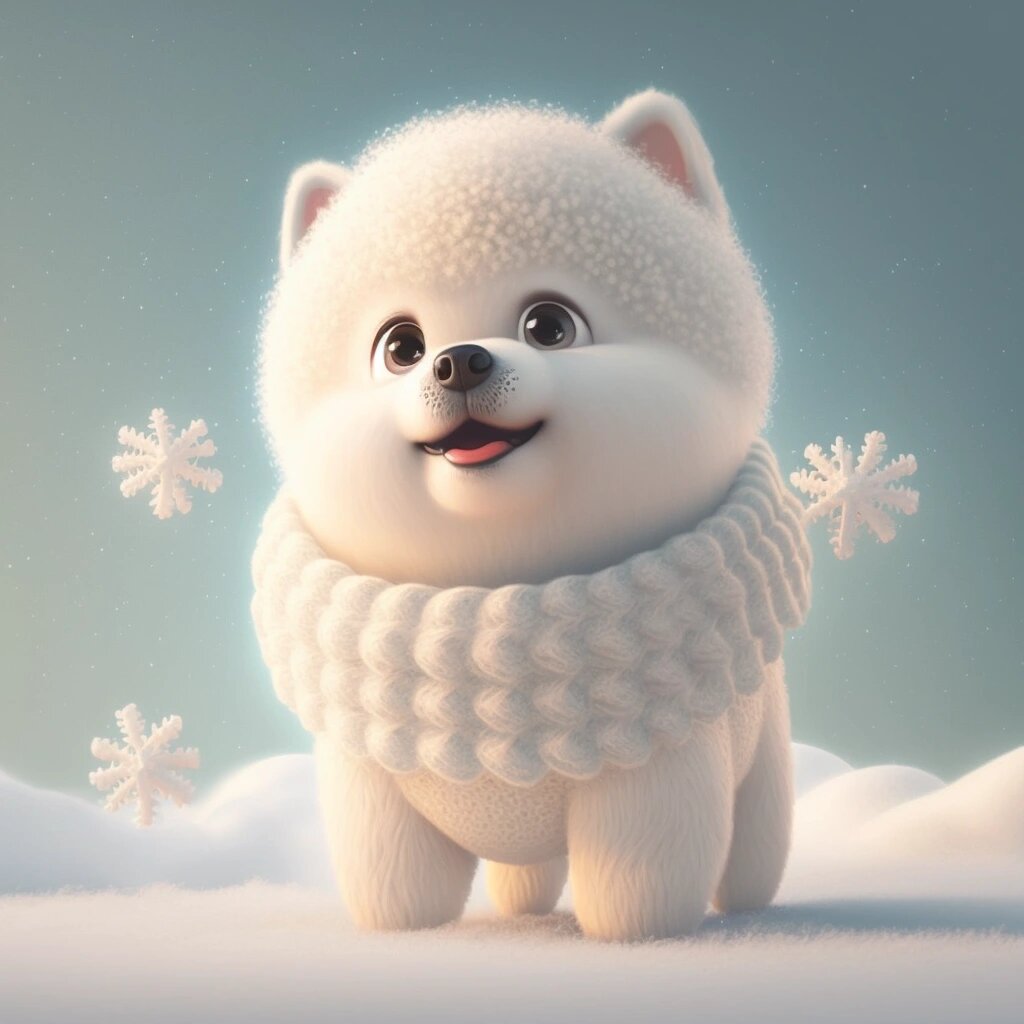 雪景版|十二生肖:狗