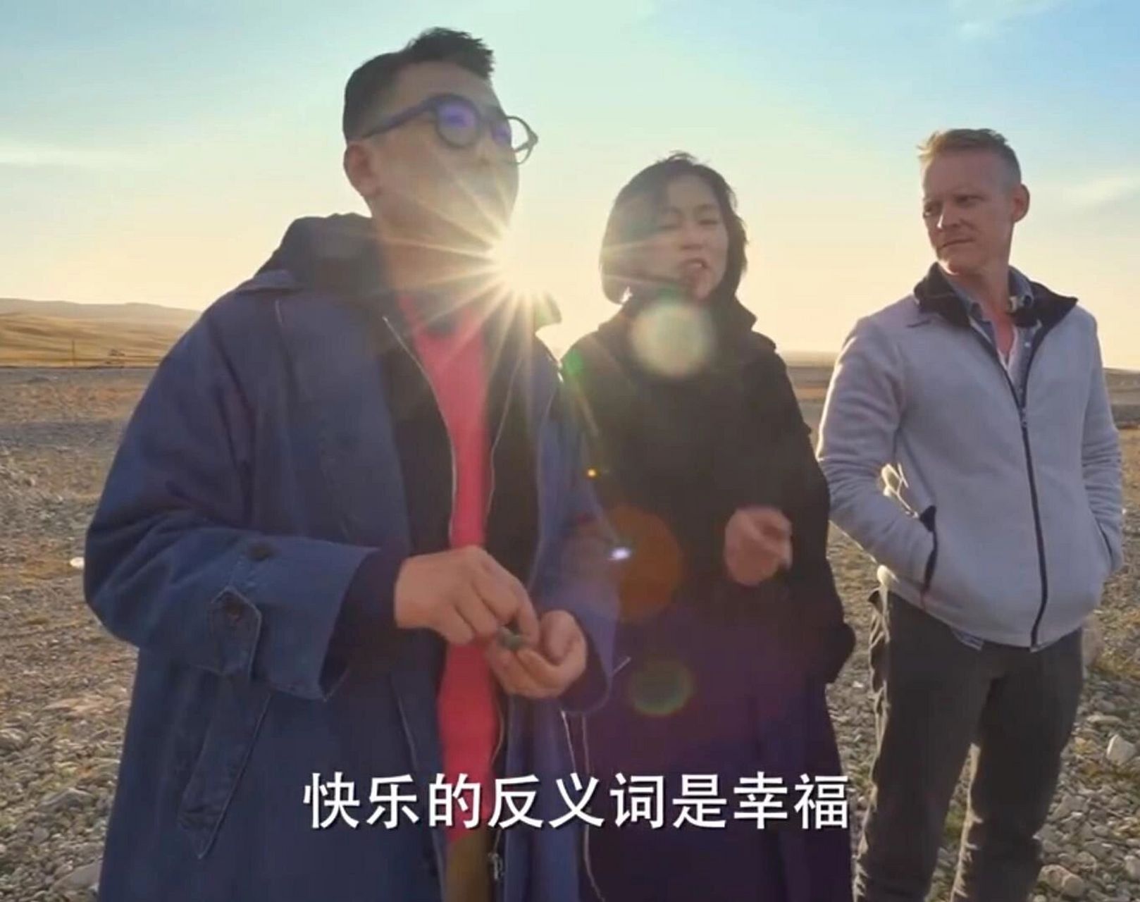 求解,快乐的反义词是幸福,如何理解? 锵锵行天下,轶君说的