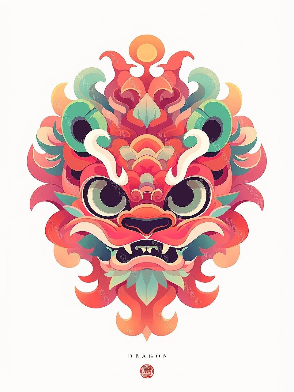 『龙王』龙首/龙头94,国潮风设计 『龙王』龙首/龙头,国潮风