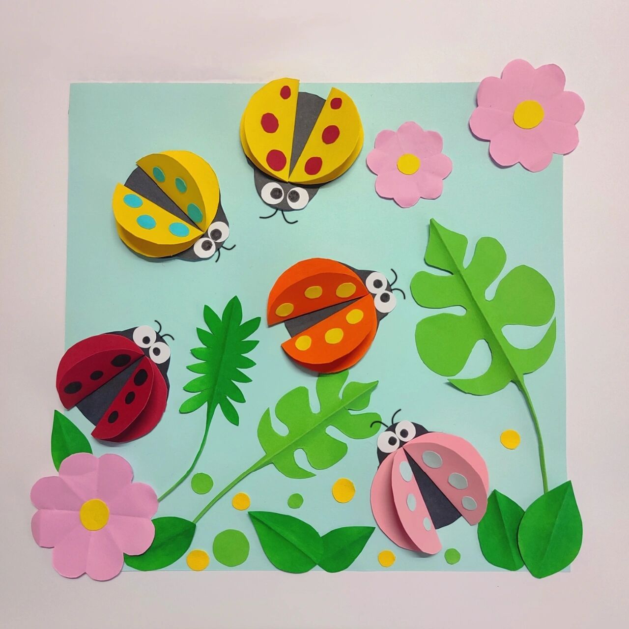 手工制作七星瓢虫 手工制作