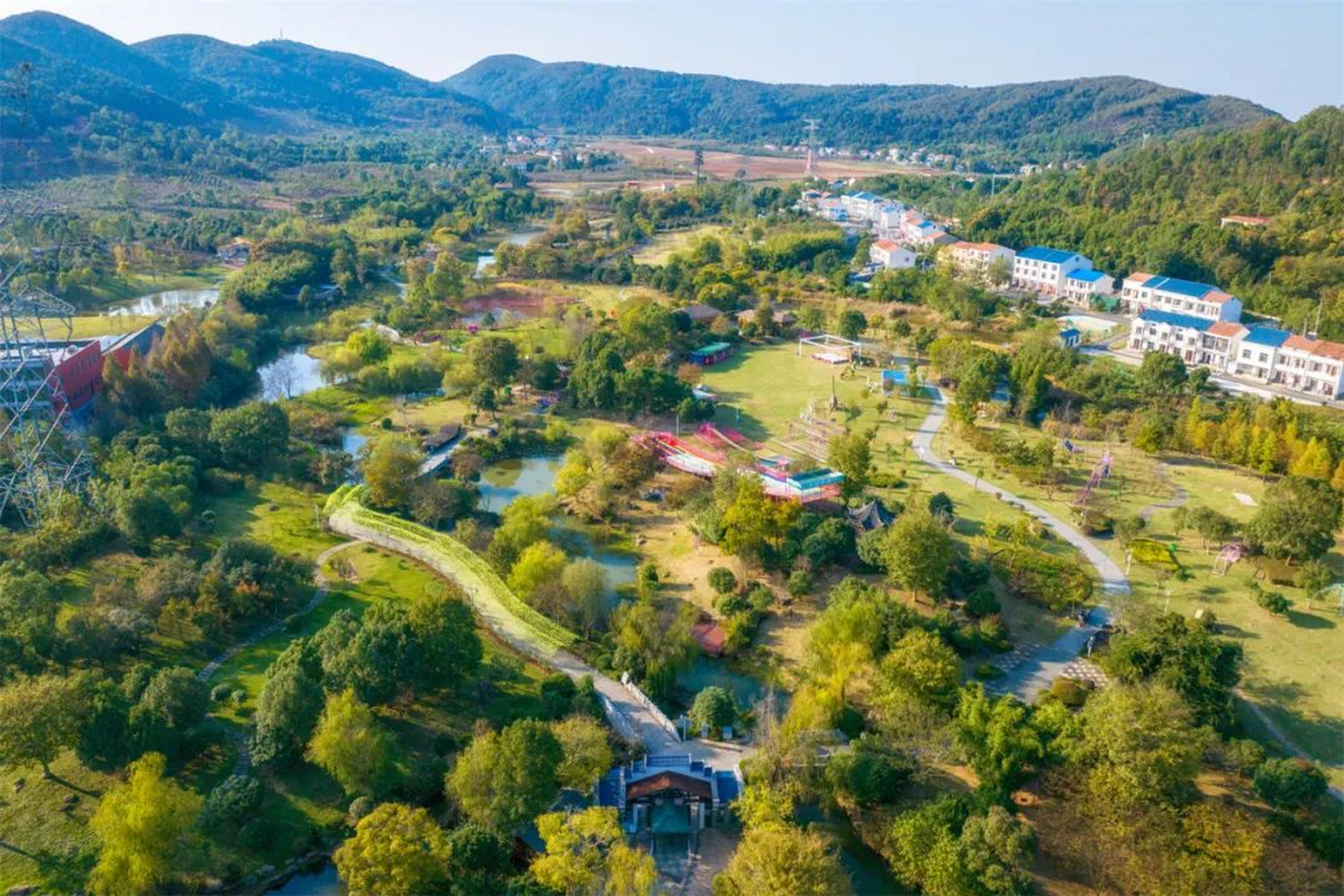 武汉秋天有多美#【秋色如画 遁入世外桃源】提起蔡甸九真山,人们自然