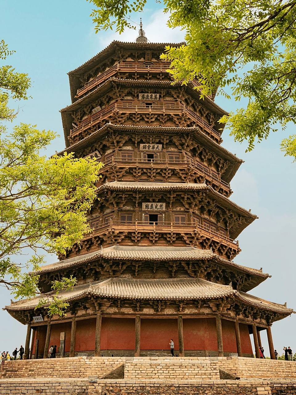 山西应县木塔|天下第一塔,最后附机位图 应县木塔,是中国现存最古老