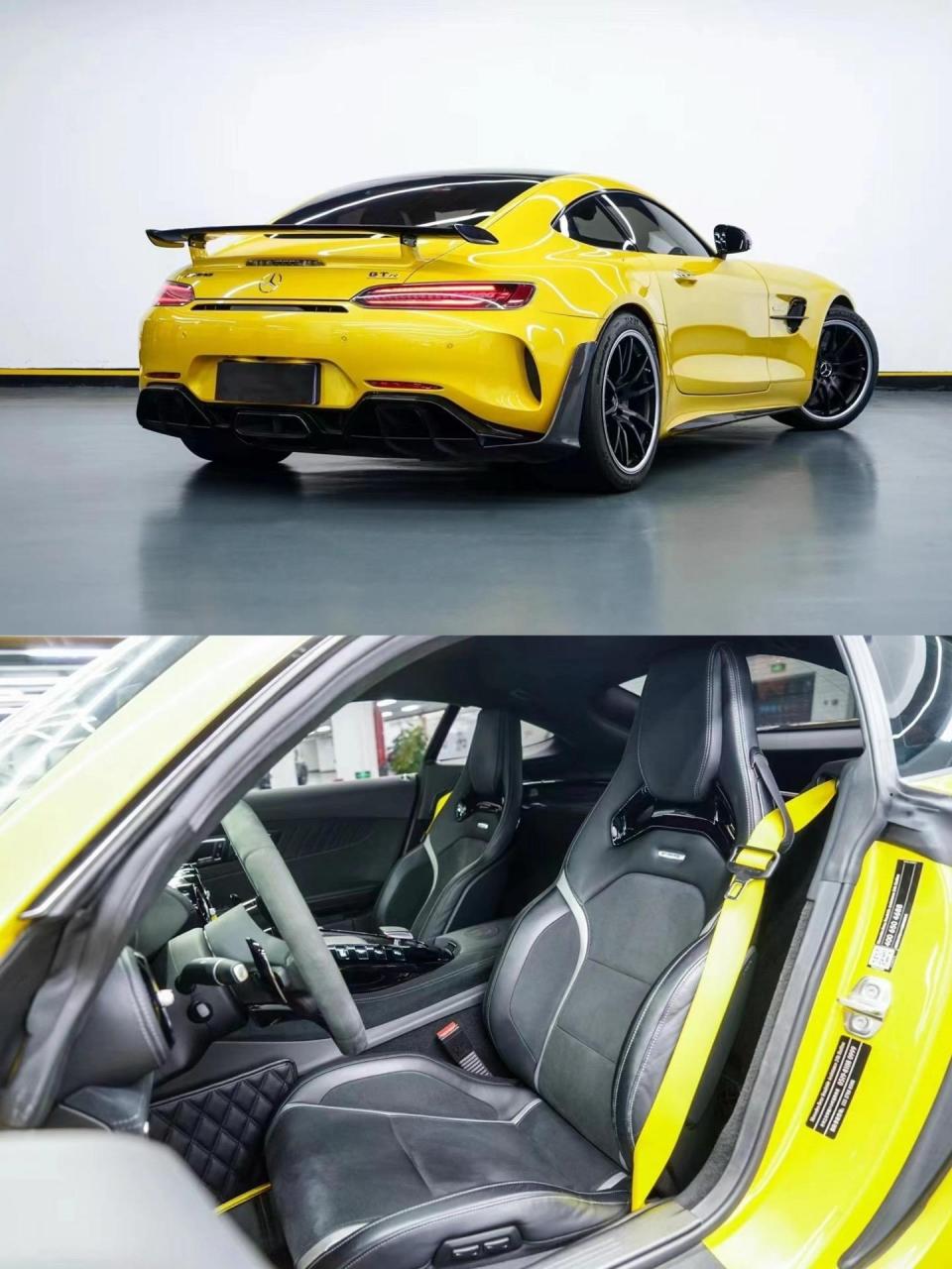 21年奔驰amg gtr 选配10万流沙金 1.2万公里原版原漆