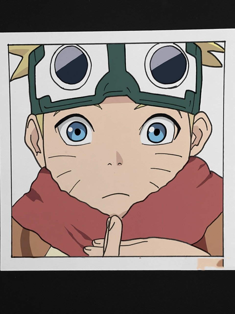 手绘|火影忍者— 鸣人小可爱 「附线稿」 画一个可爱的小鸣人 —— 纸