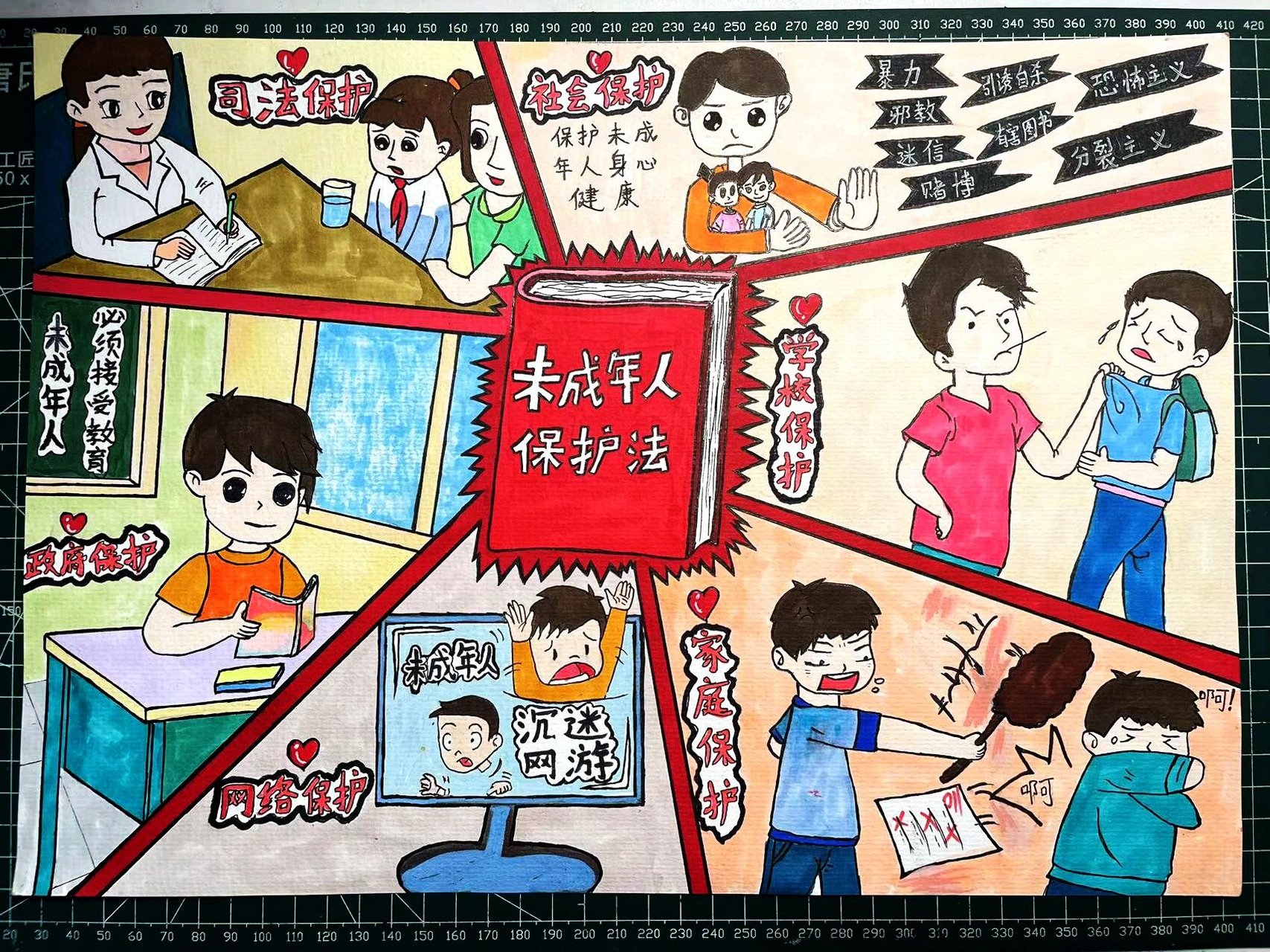 未成年人保护法绘画