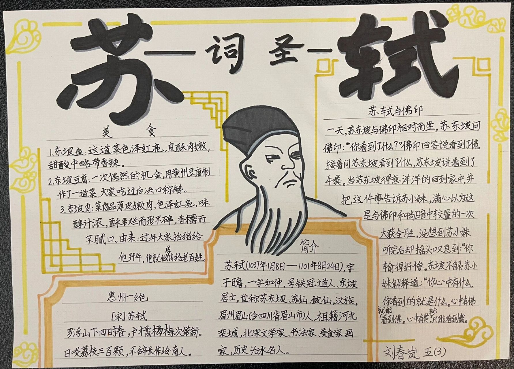 上下5000年的手抄报图片