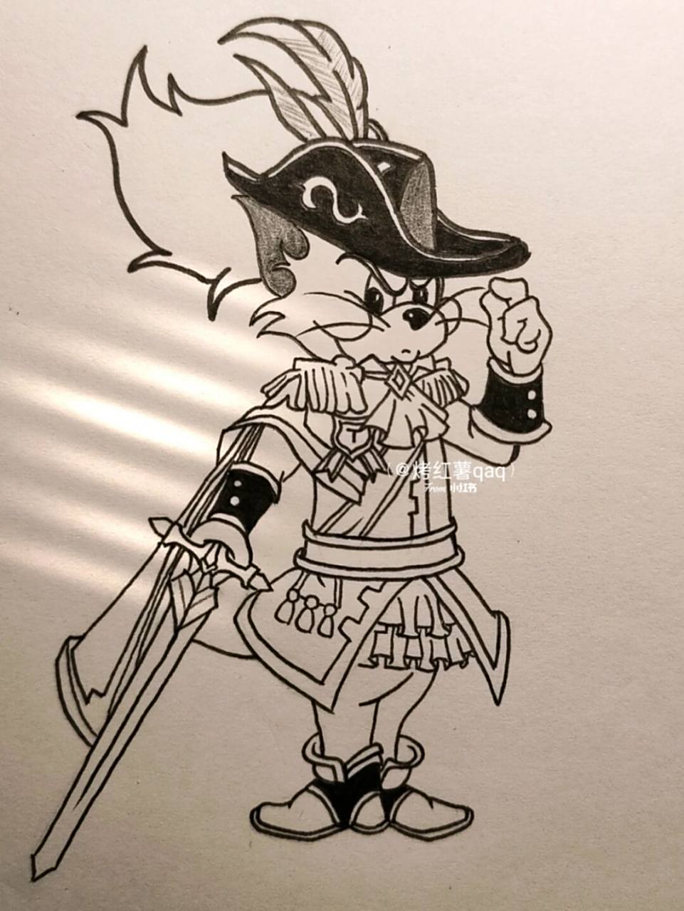 教你画剑客汤姆·骑士精神!