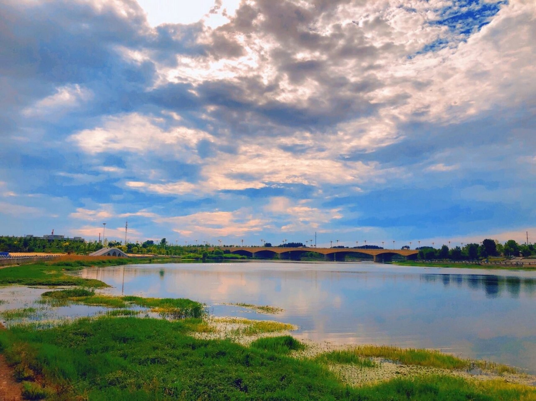 美丽的漯河沙澧河风景区