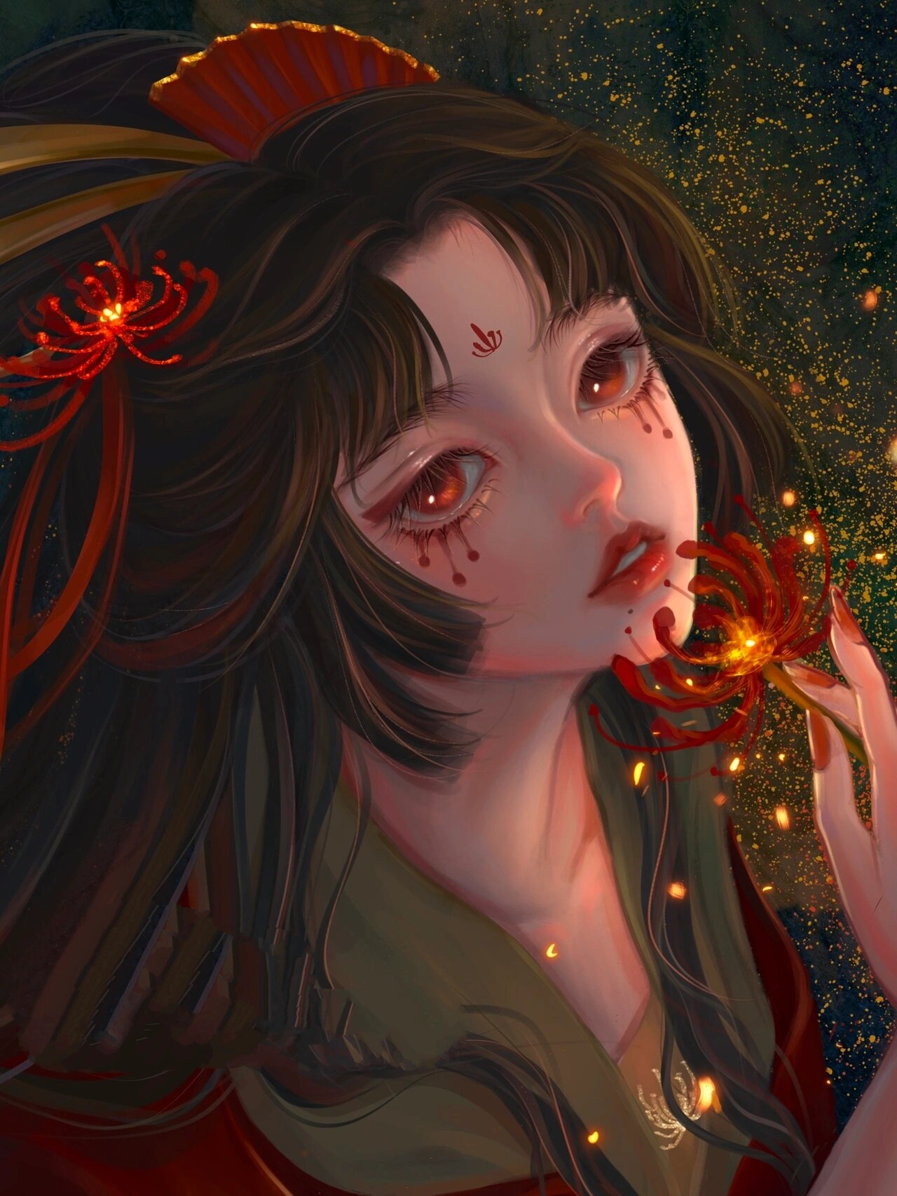 万物有灵,彼岸花拟人