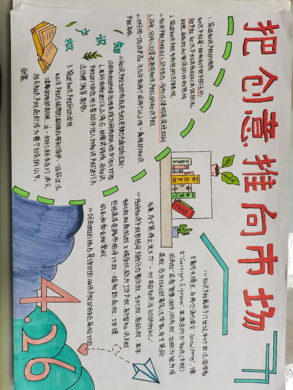 知识产权手抄报